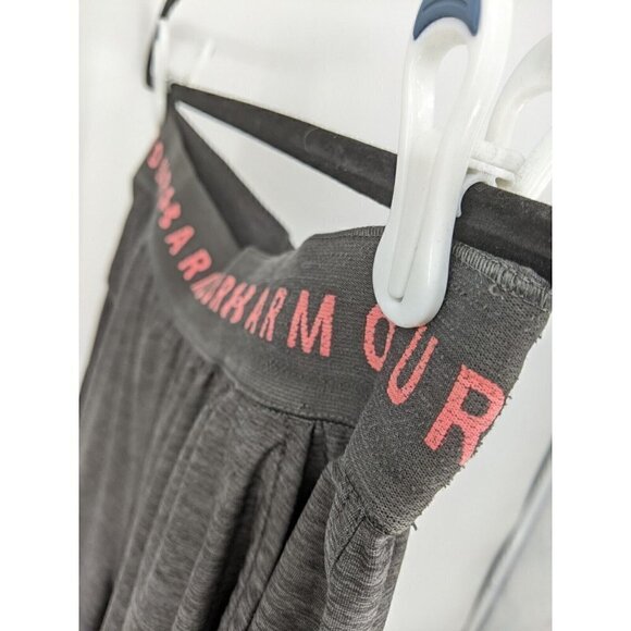 Under Armour UA Active Wear Cropped Pants Womens Large Gray Lightweight Stretch - Picture 7 of 7